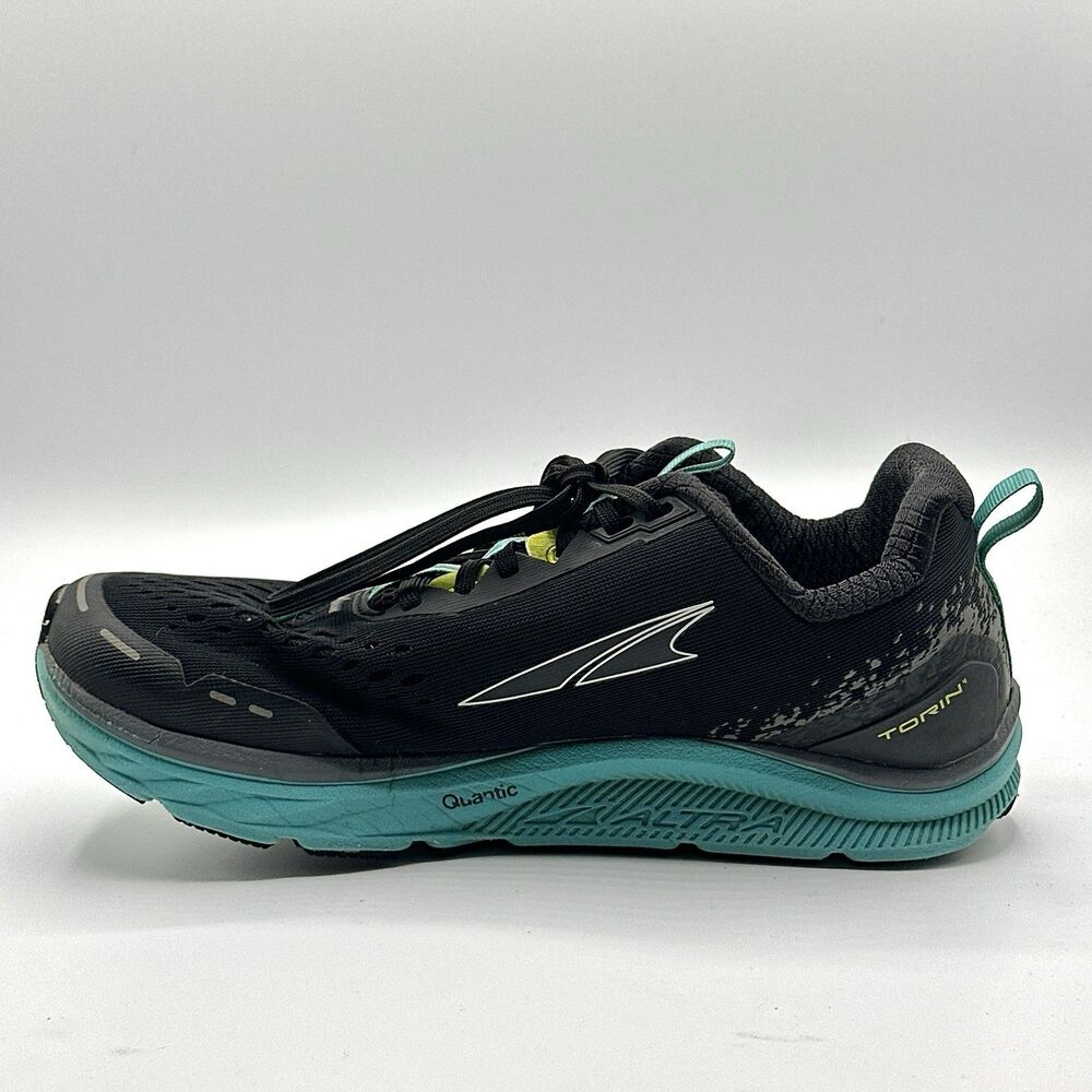 Altra Torin 4 Women's 7.5 Black Teal Athletic Running Sneakers Lace Up Low Top - Picture 7 of 15
